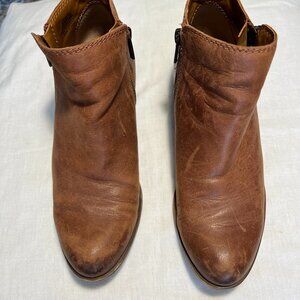 Lucky Brand Leather Brown Booties Size 8 1/2 (39)